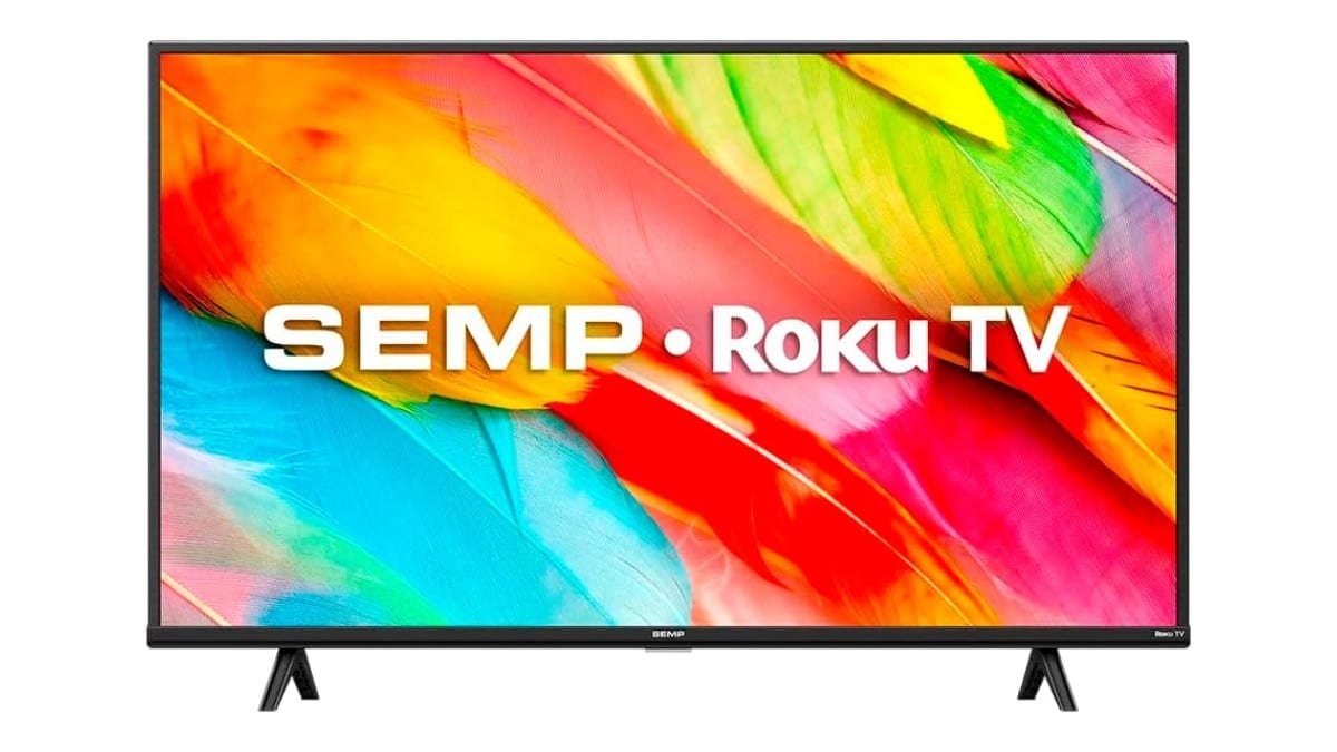 TCL ROKU TV LED 32” SEMP R6500 HD Wifi dual band, 3 HDMI, 1 USB, com controle por aplicativo, compatível com Google Assistant, Alexa e Apple homekit
