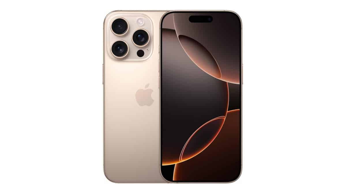 Apple iPhone 16 Pro (128 GB) – Titânio-deserto