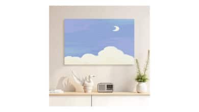 Capa de TV 81.3-190.5 cm Universal Simples Elástico TV Capa Protetora de Tela Multifunções Televisão/Computador para Pendurar Desktop Curvo Arte Interior Capa Decorativa Azul-4||75 polegadas