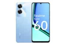 Celular Realme Note 60 RMX3933 4 GB de RAM/256 GB/UNISOC T612 Octa Core, Bateria de 5000mAh e tela de 6,74″, Câmera Super Nítida de 32 MP – Smartphone Voyage Blue (Azul)