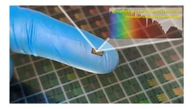 Chip com inteligência artificial reduz espectrômetro ao tamanho de um grão de areia