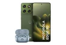 Kit Motorola Edge 70 5G 256GB – Bronze Green + Loop Swarovski Ice Melt