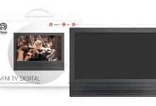 Mini TV Digital Oásis Market 14″ OIH-5806 – Bateria 8800mAh, Som 20W, Gravação PVR, TV Analógica e Digital, USB, Cartão TF