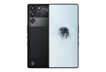 REDMAGIC 10 Pro 144Hz Gaming Phone, Smartphone Android 5G, 16GB RAM+512GB ROM, Snapdragon 8 Elite, 6.85″ 1.5K AMOLED Tela Cheia, Câmera 50MP, Dual-Sim, Celular Desbloqueado, 6500, transparent black