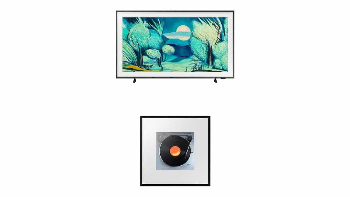 Samsung Combo Vision AI TV 55″ The Frame 4K LS03F + Music Frame Samsung LS60D