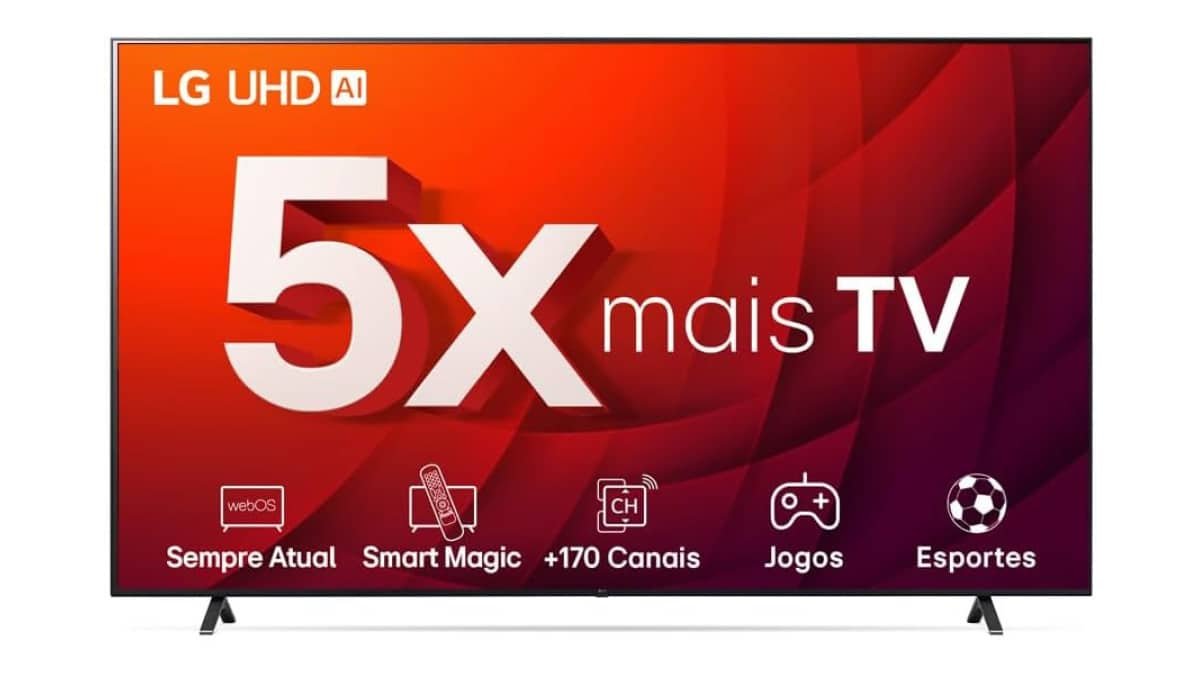 Smart TV LG 50″ LED 4K UHD WebOS 23 ThinQ AI 50UR8750PSA