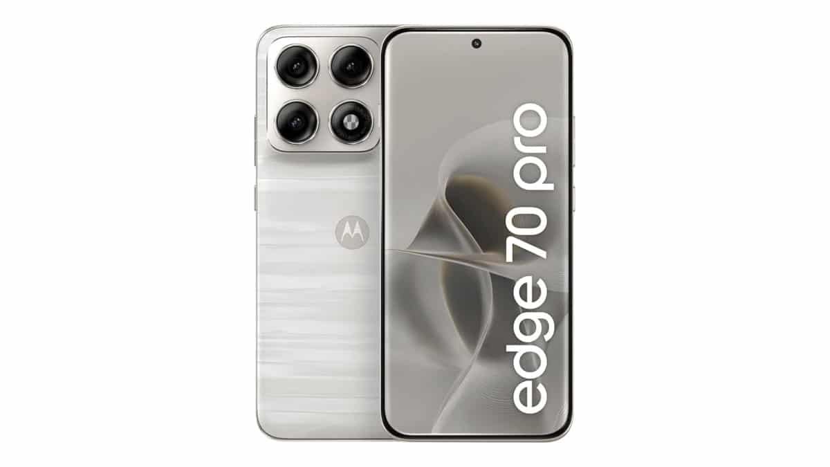Smartphone Motorola Edge 70 PRO 5G – 512GB 24GB (12GB RAM+12GB Ram Boost), 4 câmeras de 50MP, Tela 1.5K extreme AMOLED 144Hz, Bateria 6500 mAh, IP68/IP69 – Branco