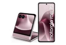 Smartphone Motorola Razr 70 5G – 256GB 24GB (8GB RAM+16GB Ram Boost) Tela dobrável 6,9″ Extreme AMOLED 120hz e externa 3,6” Gorilla Glass Victus – Rosa
