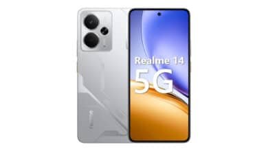 Smartphone Realme 14 5G 12 GB de RAM/256GB, /Tela 6.67″/120Hz Ultra-smooth, NFC – Mecha Silver