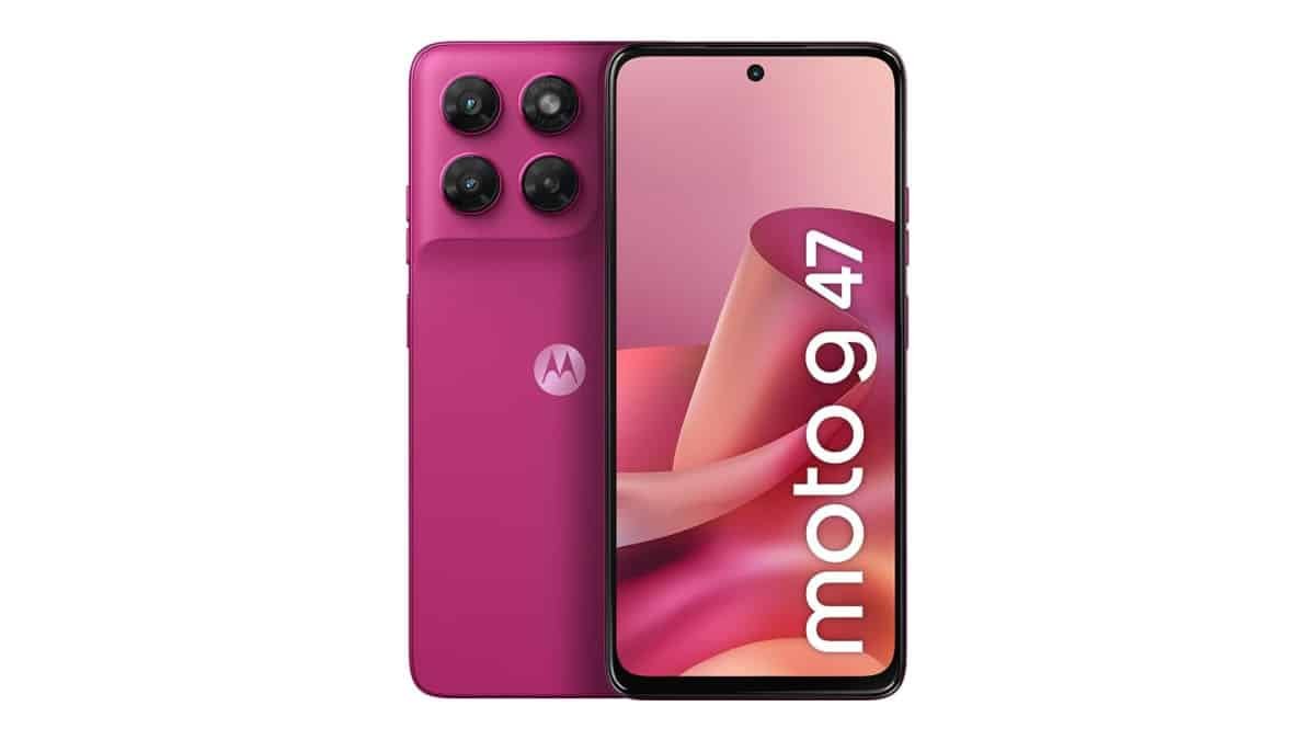 Smartphones Motorola Moto G47 5G – 256GB 12GB (4GB RAM + 8GB RAM Boost), Camera 50 MP Sony LYTIA 600, Tela FHD+ de 120hz – Rosa