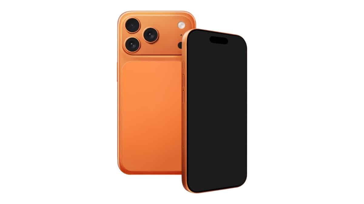 Telefone falso falso, telefone chamariz de tela preta, telefone Pear Phone17Air 17Pro Max, DisplayPhone parece telefone celular real pro max 17 (17Pro, laranja cósmico, tela preta)