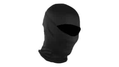 Touca Ninja Balaclava Articulada Profissional Resistente Frio Proteção Uv50 Multifuncional Respirável (BR, Alfa, Único, P, Preto)