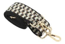 Alça de Ombro para Câmera, Fivela Larga de Metal Em Tecido de Poliéster Com Alça para Câmera (Preto Ouro Branco)