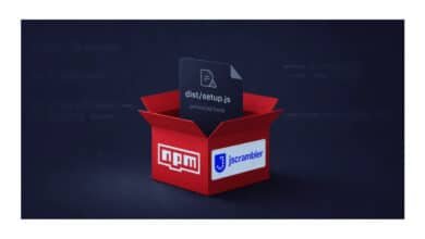 Falha em pacote jscrambler 8.14.0 no npm instala vírus Rust