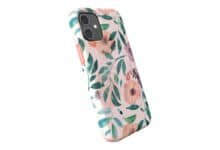 Speck Produtos Edição Presidio IPhone 12 Mini Branco/Rosa Rosado/Aquarela Rosas
