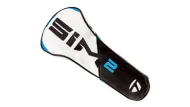 TaylorMade Nova capa de madeira Golf Sim2 Fairway 2021 Preto/Branco/Azul/Limão Neon