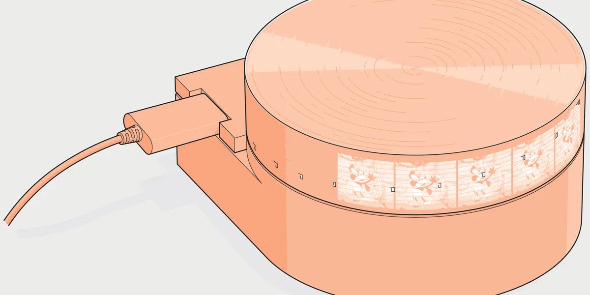 Mini TV mecânica exibe imagens em 4K com surpreendente precisão