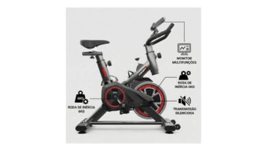 Bicicleta Spinning Sevenfit EPS-988 Com Volante de 6 kg e Computador