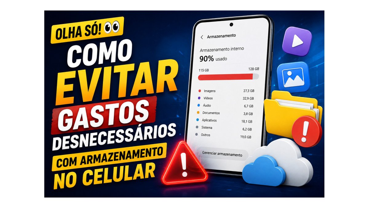 Como evitar gastos desnecessários com armazenamento no celular