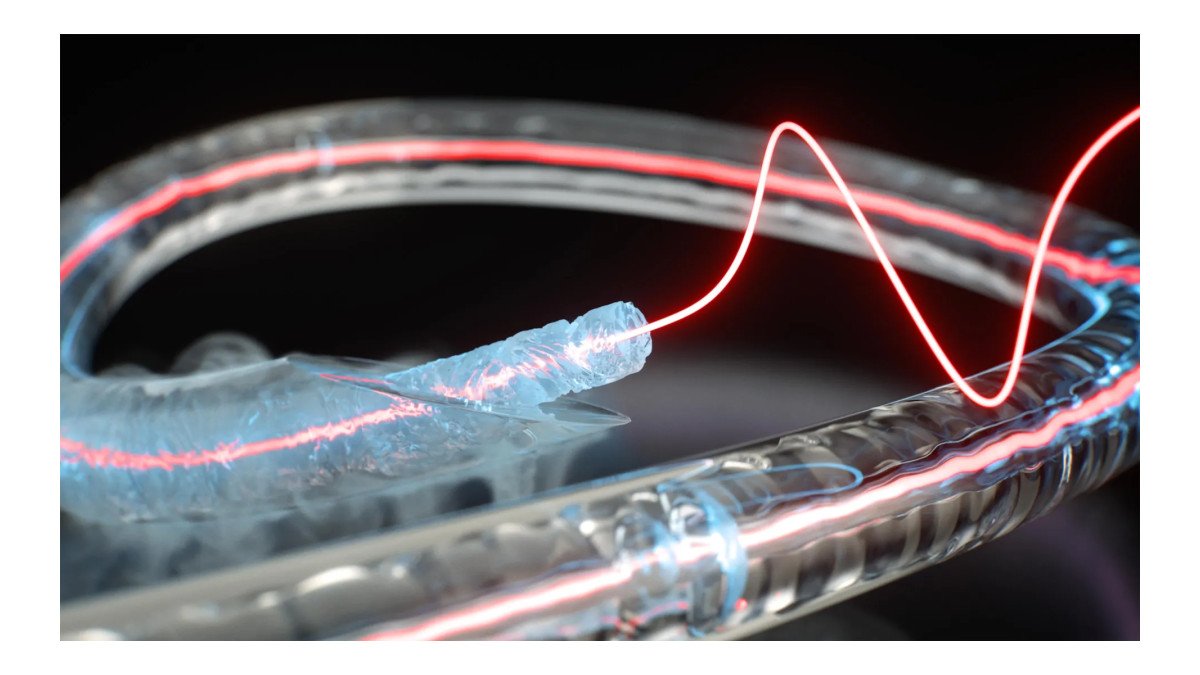 Fibra congelada amplia em mil vezes interação entre luz e som