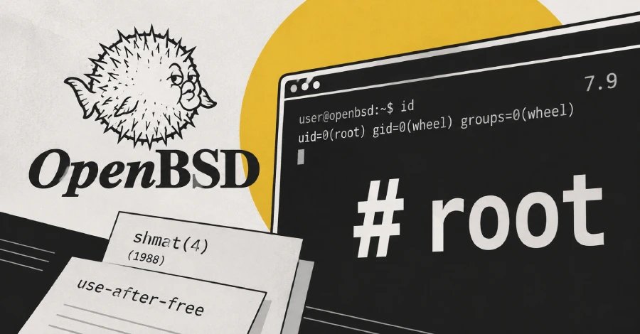 Falha de 37 anos em memória compartilhada permite ataque root no OpenBSD