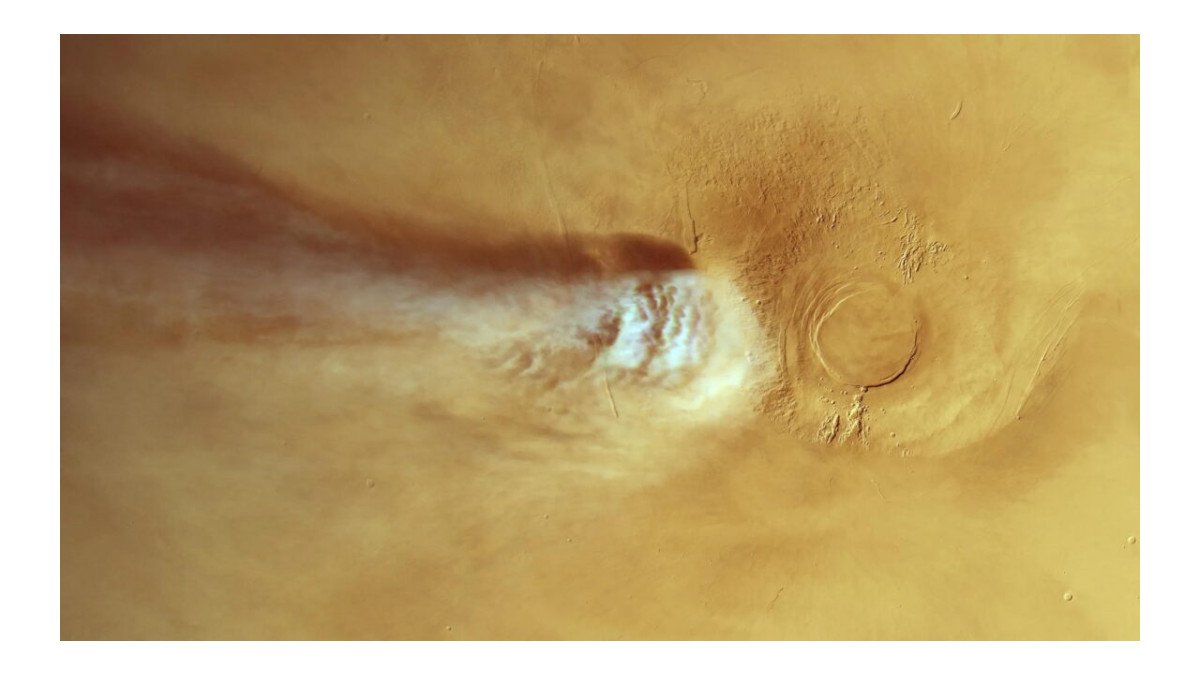 Nuvem de 1.600 km em Marte pode revelar nova física desconhecida